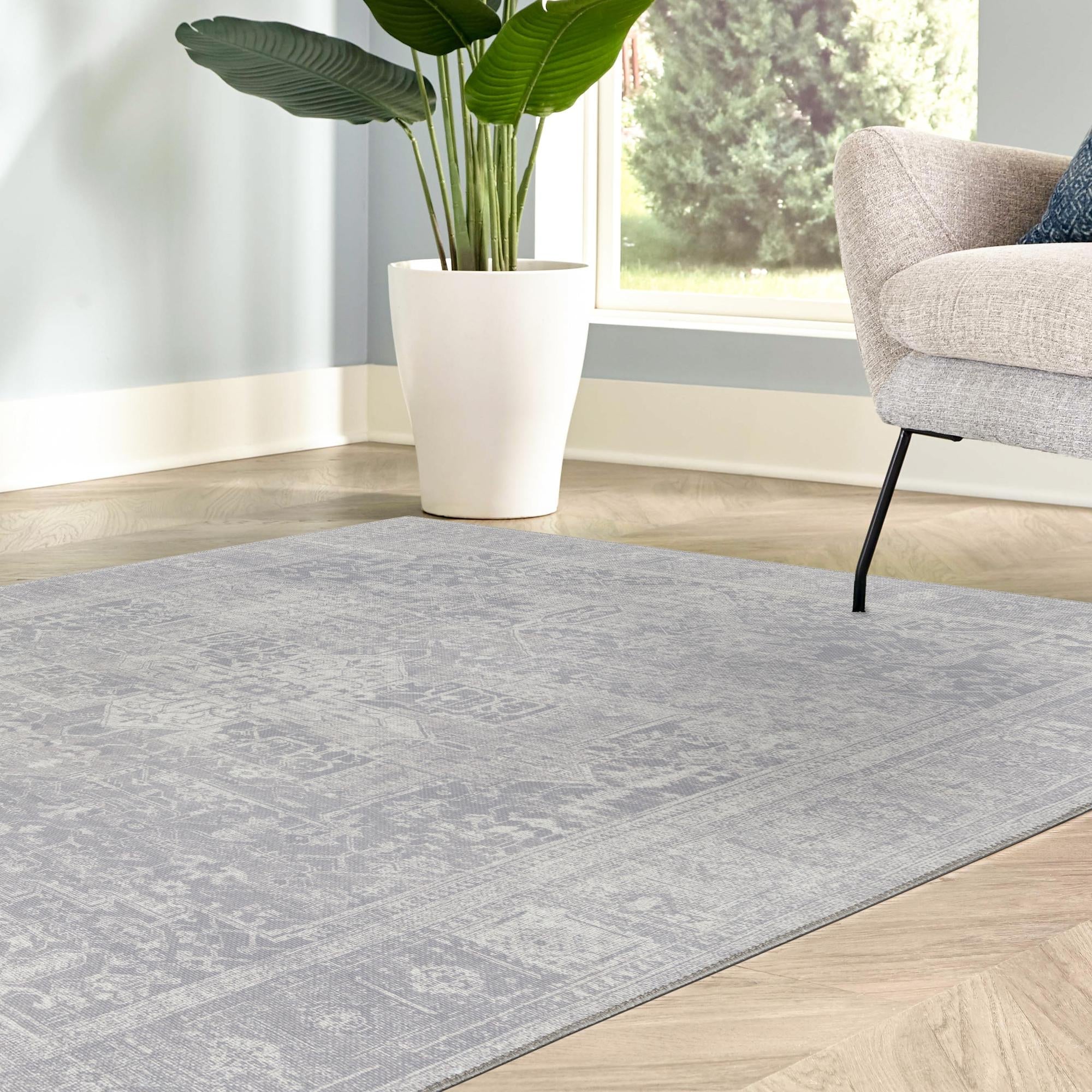 Heritage Elegance Collection Area Rug -  Windsor (Gray)