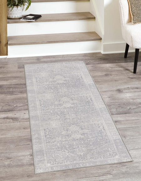 Heritage Elegance Collection Area Rug -  Windsor (Gray)