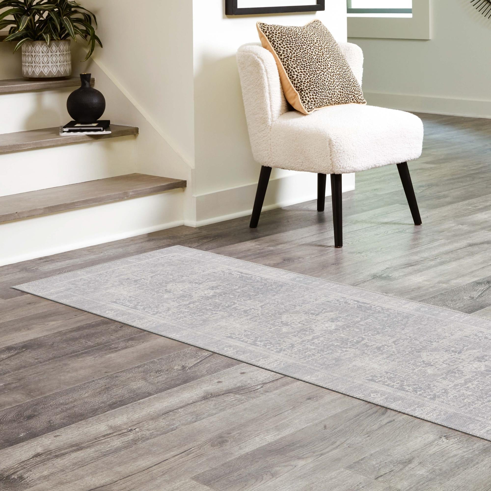 Heritage Elegance Collection Area Rug -  Windsor (Gray)