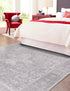 Heritage Elegance Collection Area Rug -  Windsor (Gray)