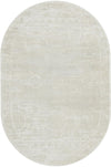 Bloomsbury Elegance Collection Area Rug -  Notting Oval Ivory  lifestyle 36