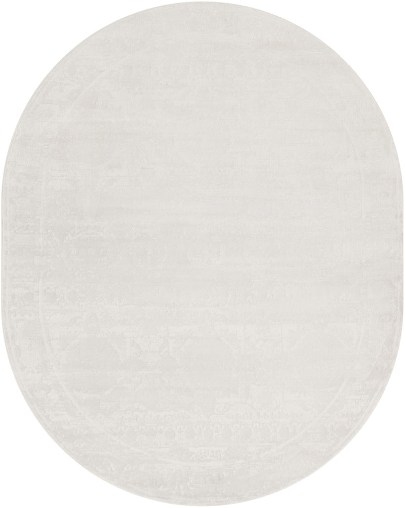 Bloomsbury Elegance Collection Area Rug -  Notting Oval Ivory  lifestyle 29