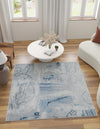 Aegean Elegance Washables Collection Area Rug -  Paros Square Ivory Gray  lifestyle 21