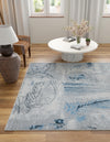 Aegean Elegance Washables Collection Area Rug -  Paros Square Ivory Gray  lifestyle 26