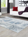 Aegean Elegance Washables Collection Area Rug -  Paros Rectangle Ivory Gray  lifestyle 3