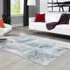 Aegean Elegance Washables Collection Area Rug -  Paros Rectangle Ivory Gray  lifestyle 15