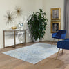 Aegean Elegance Washables Collection Area Rug -  Mykonos Rectangle Ivory Blue  lifestyle 43