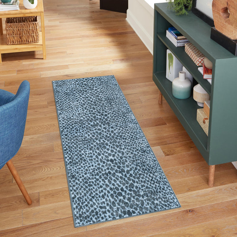 Aegean Elegance Washables Collection Area Rug -  Mykonos Runner Navy Blue  lifestyle 88