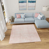 Aegean Elegance Washables Collection Area Rug -  Mykonos Square Rose Pink  lifestyle 89