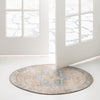 Heritage Elegance Collection Area Rug -  Windsor (Light Brown) Oval Light Brown  lifestyle 68