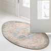 Heritage Elegance Collection Area Rug -  Windsor (Light Brown) Oval Light Brown  lifestyle 72