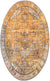 Heritage Elegance Collection Area Rug -  Windsor (Yellow) Oval Yellow  lifestyle 16