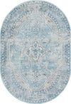 Coastal Haven Collection Area Rug -  Marina Oval Blue  lifestyle 48