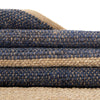 Woven Seaside Jute Collection Area Rug - Nantucket Runner Navy Ivory  lifestyle 106