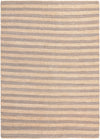 Woven Seaside Jute Collection Area Rug - Nantucket Rectangle Gray Ivory Main