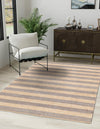 Woven Seaside Jute Collection Area Rug - Nantucket Rectangle Gray Ivory  lifestyle 2