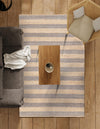 Woven Seaside Jute Collection Area Rug - Nantucket Rectangle Gray Ivory  lifestyle 29