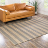 Woven Seaside Jute Collection Area Rug - Nantucket Rectangle Gray Ivory  lifestyle 36