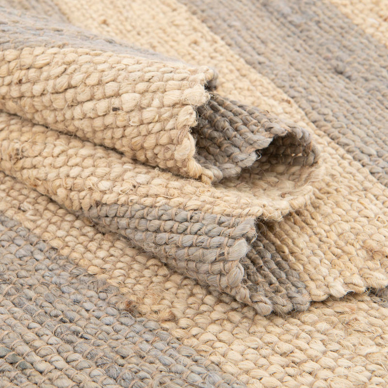 Woven Seaside Jute Collection Area Rug - Nantucket Runner Gray Ivory  lifestyle 104