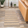 Woven Seaside Jute Collection Area Rug - Nantucket Runner Gray Ivory  lifestyle 111