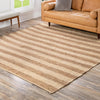 Woven Seaside Jute Collection Area Rug - Nantucket Square Natural Ivory  lifestyle 121