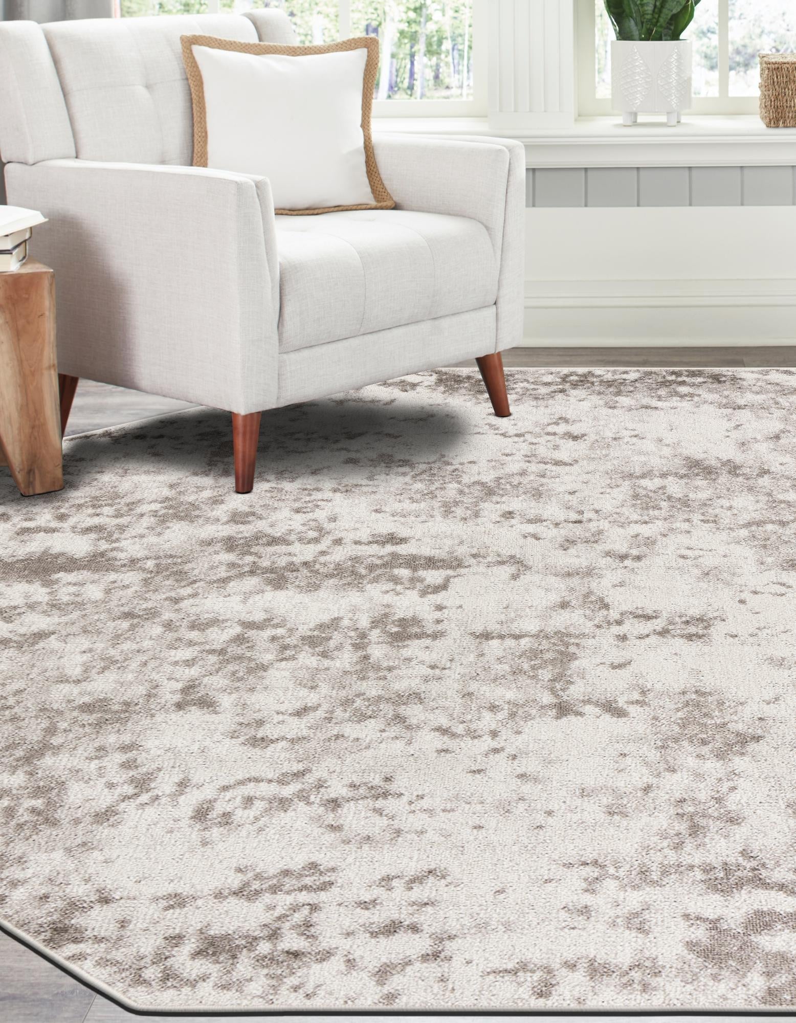 Luminara Sands Collection Area Rug - Serenity (Stone Gray)