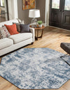 Luminara Sands Collection Area Rug - Serenity (Vintage Blue) Octagon Vintage Blue  lifestyle 27