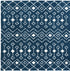 Berber Lattice Shag Collection Area Rug - Atlas (Navy Blue)