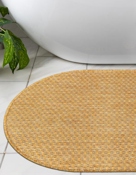 Seaside Serenity Collection Area Rug - Veranda (Corn Harvest Yellow)