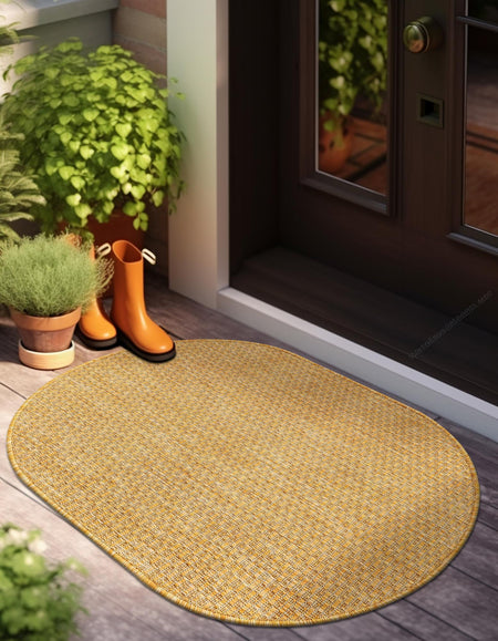 Seaside Serenity Collection Area Rug - Veranda (Corn Harvest Yellow)