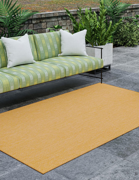 Seaside Serenity Collection Area Rug - Veranda (Corn Harvest Yellow)