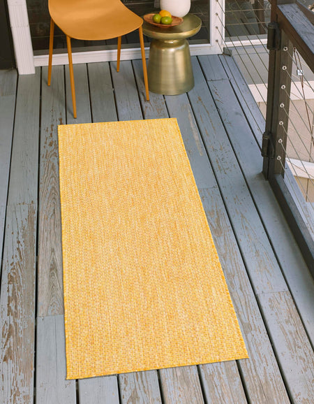 Seaside Serenity Collection Area Rug - Veranda (Corn Harvest Yellow)