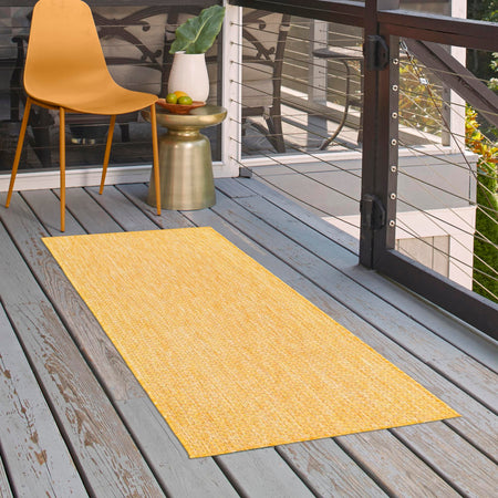 Seaside Serenity Collection Area Rug - Veranda (Corn Harvest Yellow)