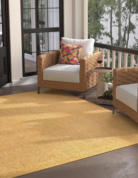 Seaside Serenity Collection Area Rug - Veranda (Corn Harvest Yellow)