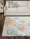 Sorrento Shores Collection Area Rug -  Massa Square Beige  lifestyle 30