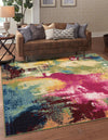 Marrakesh Elegance Collection Area Rug -  Draa Square Multi  lifestyle 32