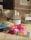 Marrakesh Elegance Collection Area Rug -  Draa Square Multi  lifestyle 63