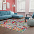 Chromatic Oasis Collection Area Rug -  Lagoon