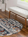 Tangier Treasures Collection Area Rug -  Marrakech Round Multi  lifestyle 62