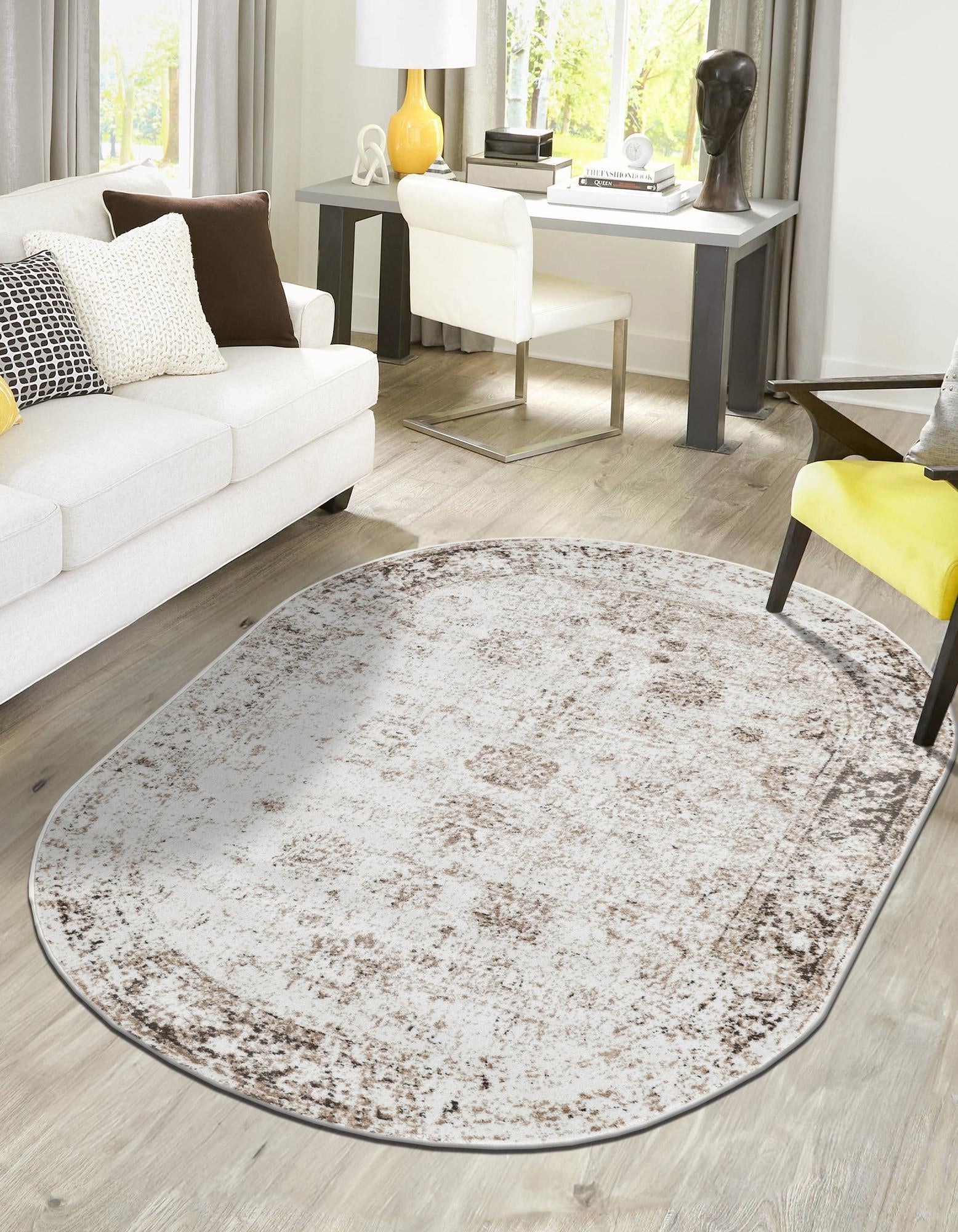 Riviera Elegance Collection Area Rug - Antibes (Beige)