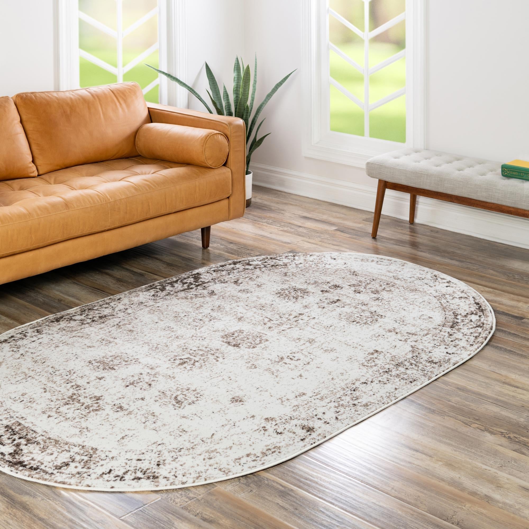 Riviera Elegance Collection Area Rug - Antibes (Beige)