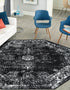 Riviera Elegance Collection Area Rug - Antibes (Black)