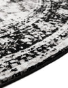 Riviera Elegance Collection Area Rug -  Menton (Black) Hearth Black  lifestyle 5