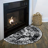 Riviera Elegance Collection Area Rug -  Menton (Black) Hearth Black  lifestyle 16