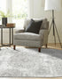 Riviera Elegance Collection Area Rug -  Monaco (Light Gray)