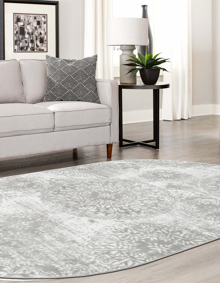 Riviera Elegance Collection Area Rug -  Monaco (Light Gray)