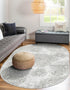 Riviera Elegance Collection Area Rug -  Monaco (Light Gray)