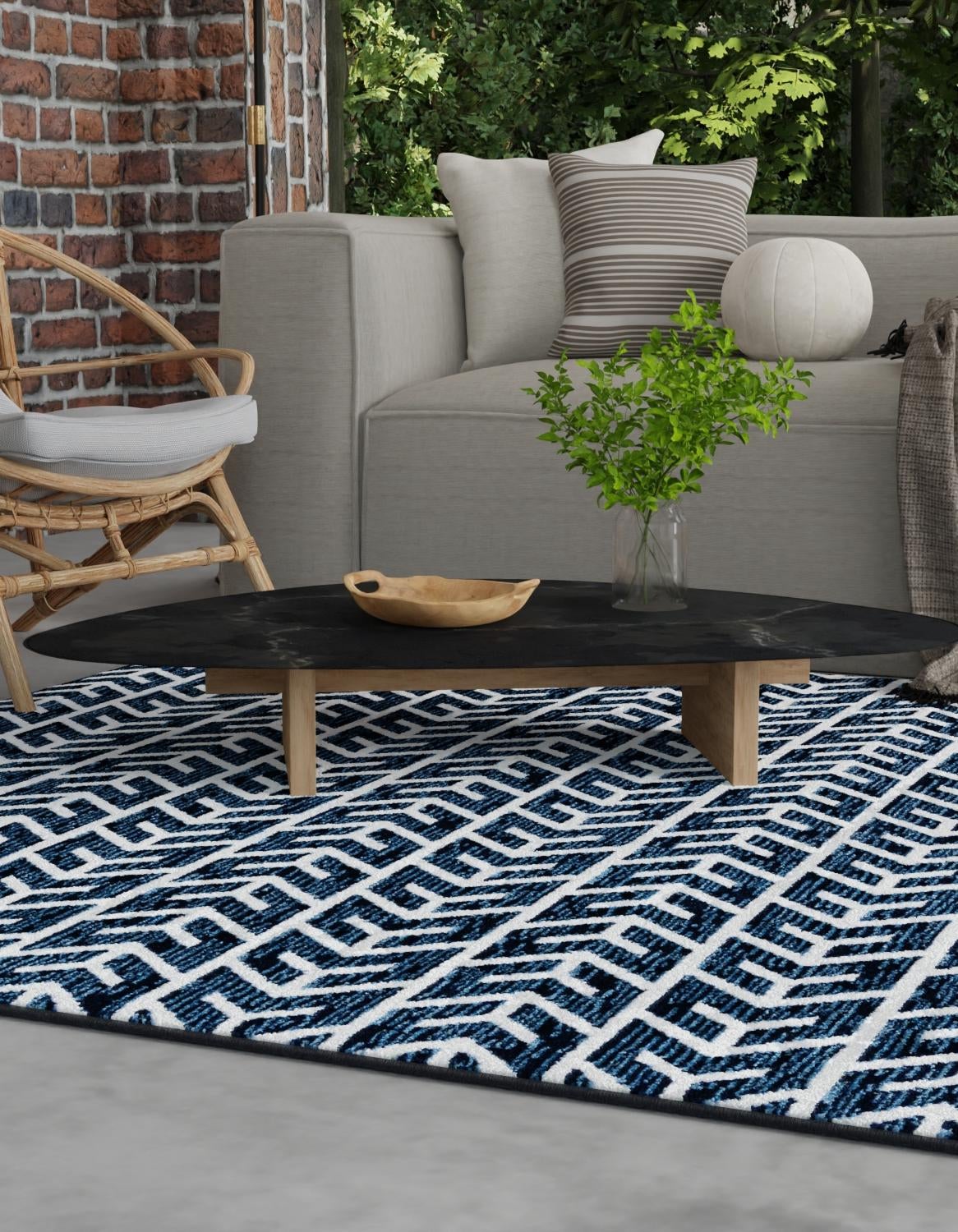 Catalina Cove Outdoor Collection Area Rug -  Newport