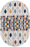 Navajo Sands Collection Area Rug - Anasazi Oval Multi  lifestyle 45