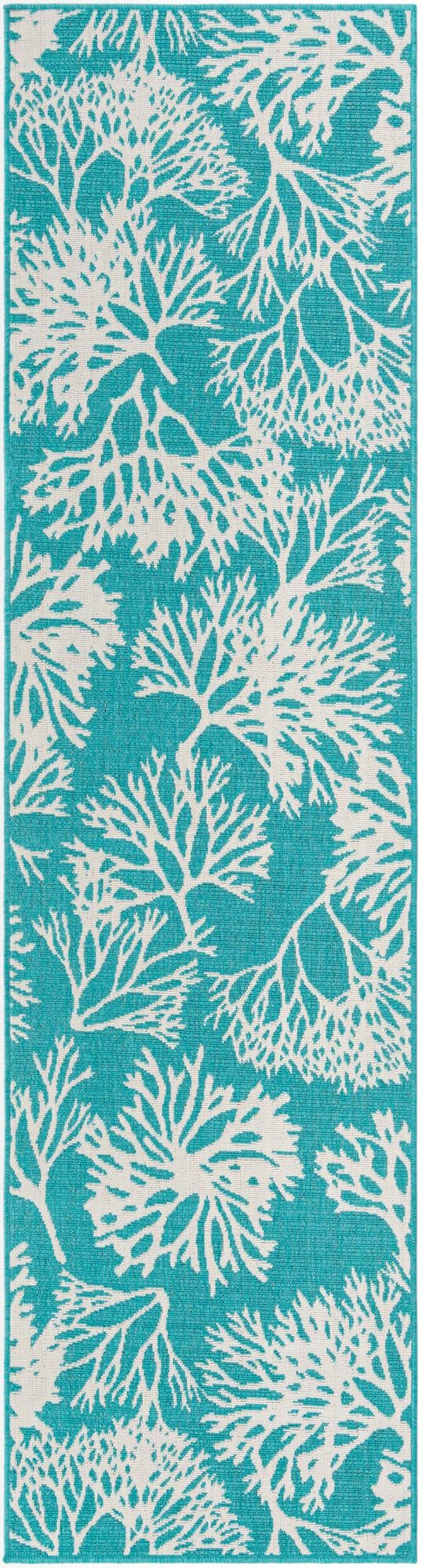 Seaside Haven Rugs Collection Area Rug -  Seaside Runner Teal  lifestyle 16